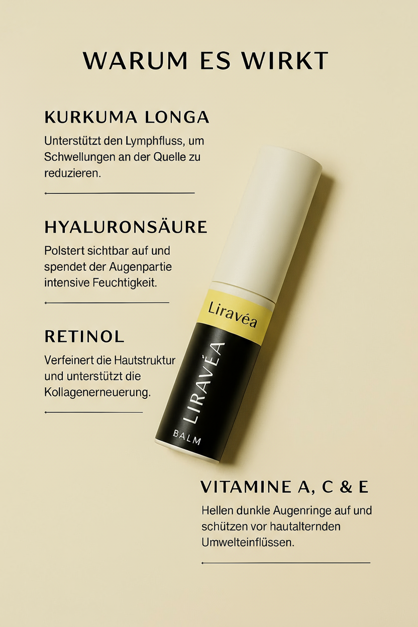 LIRAVÉA Balm – All-in-One Augenpflege für ein frischeres & glatteres Hautbild